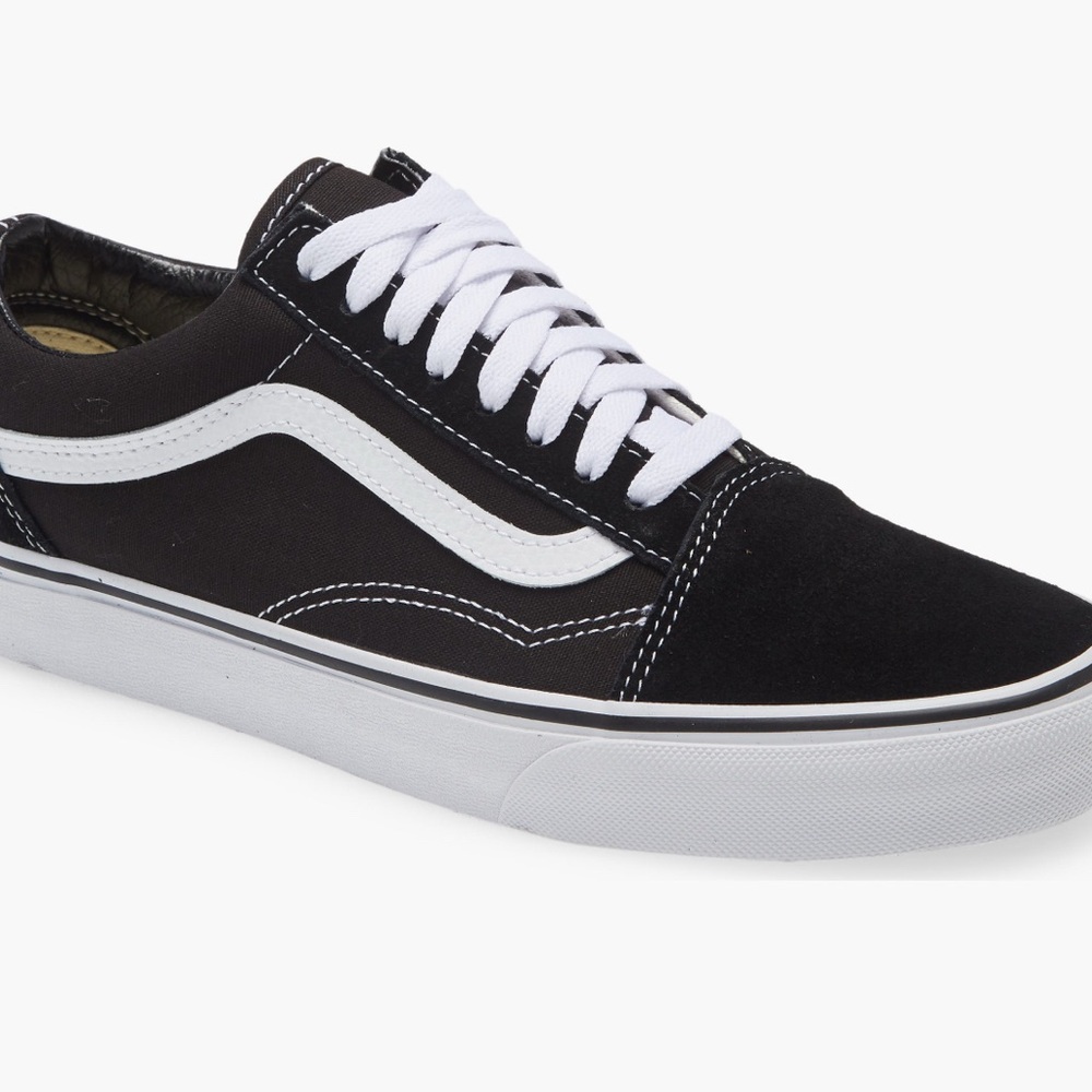 Vans Old Skool Black and White Skate Shoes